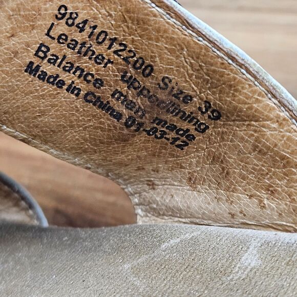 Dansko Sophie White Leather Sandals Double Strap Buckle Wedge Size 39 8.5-9 - Picture 9 of 11